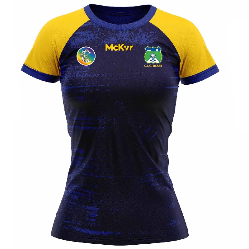 Mc Keever Beart Camogie Training Jersey - Womens - Navy/Yellow Sky Blue Jersey Tee