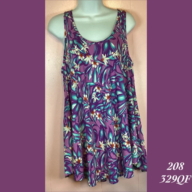 208 - 329QF , Swing tank top ivory tank top