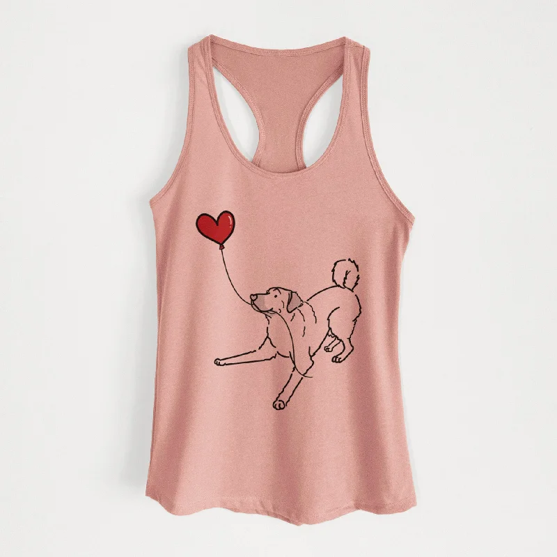 Anatolian Shepherd Heart String - Women's Racerback Tanktop breathable tank top