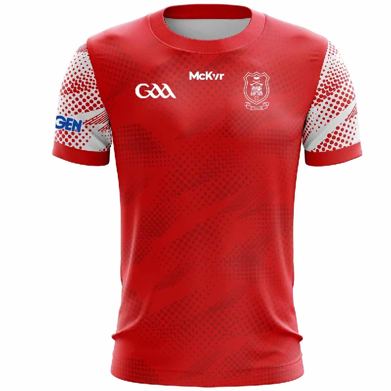 Mc Keever Cuala GAA Training Jersey - Womens - Red Glamorous Jersey Tee