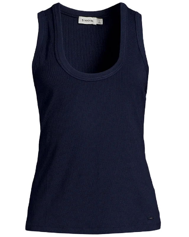 Midnight Abena Tank striped tank top