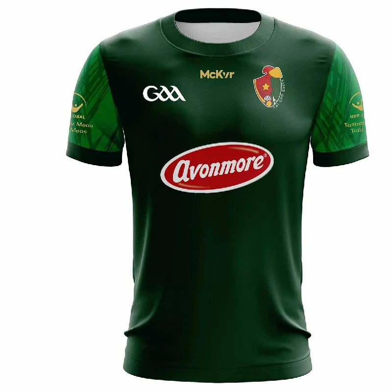 Mc Keever Saigon Gaels GAA Away Jersey - Adult - Green Player Fit Boat Neck Jersey Shirt