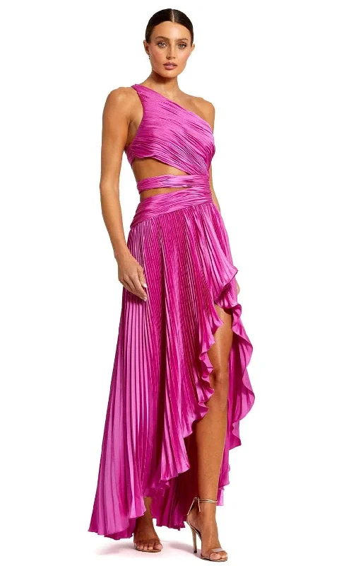 Mac Duggal 49837 - Pleated High Low Evening Dress Tunics Luxurious premium