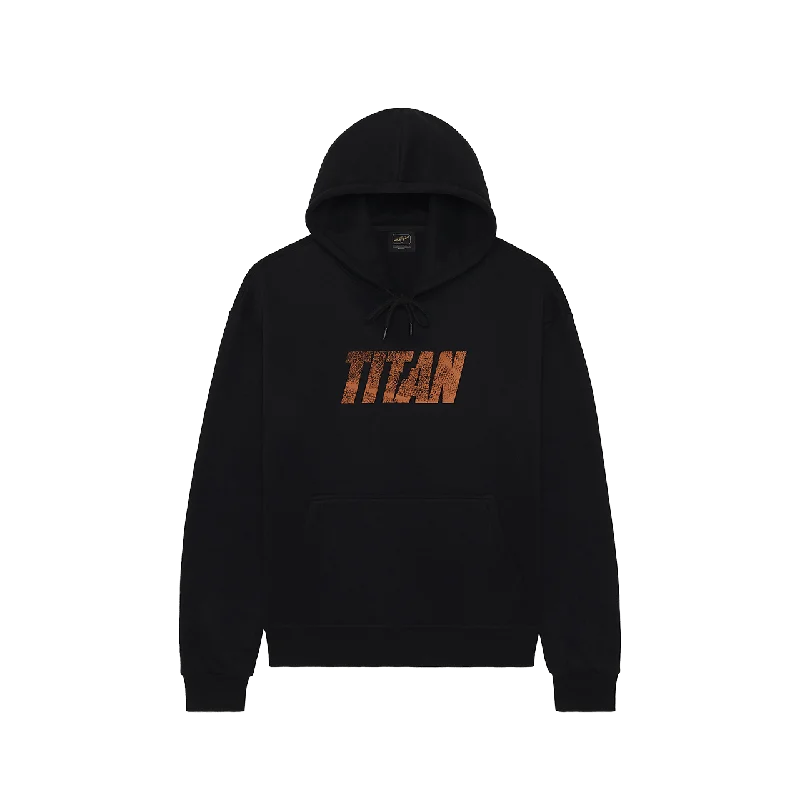 Titan Hoops Hoodie - Black Hoodie with Mesh Breathable Sporty