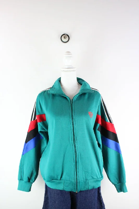 Vintage Slazenger Zip Hoodie (L) Hoodie with Emblem Brand Identity