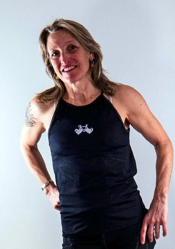 Women's Cycling Tank Top - Tailwind Tank Performance and Back Pockets graphic tank top