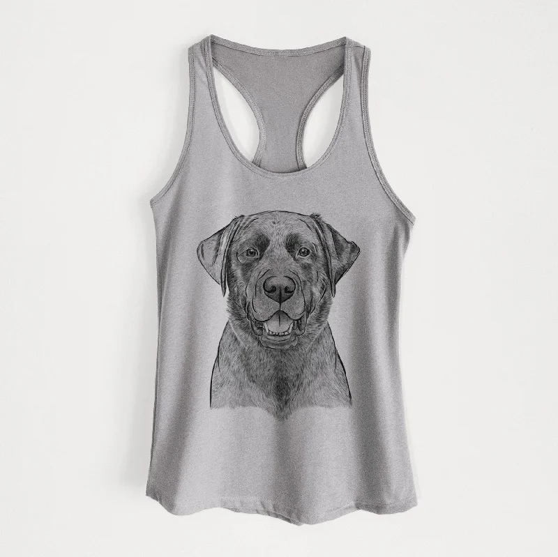 Heath the Black Lab - Women's Racerback Tanktop modal blend tank