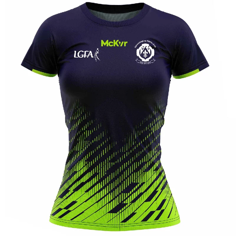 Mc Keever Sarsfields LGFA Training Jersey - Womens - Navy Storm Off Shoulder Jersey Top Mc Keever Sarsfields LGFA Training Jersey - Womens - Navy Storm Off Shoulder Jersey Top