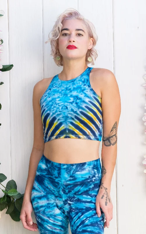 Tie Dye Crop Tank floral tank top