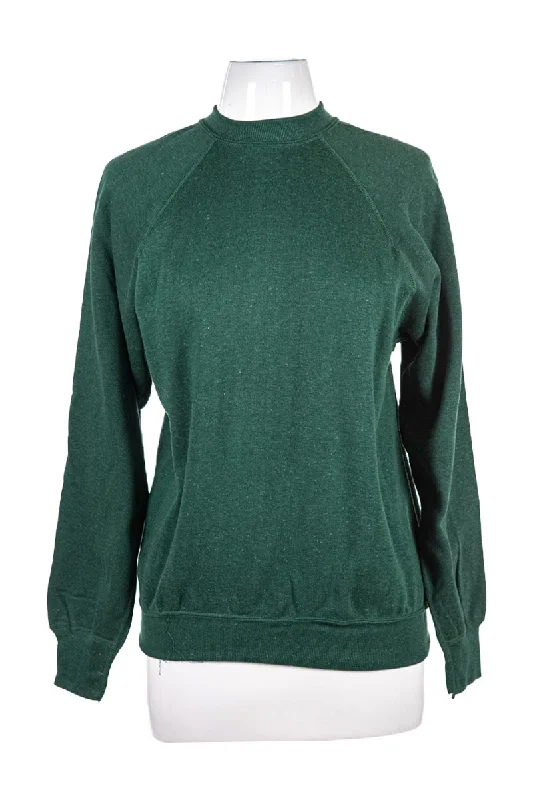 Vintage 1970s Mayo Spruce Sweatshirt Hoodie with Mock Neck Collared Structured