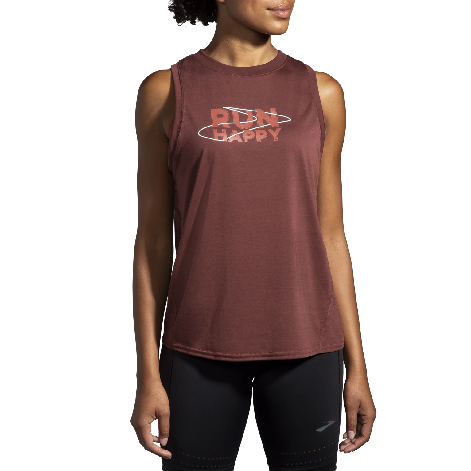 Women's Brooks DistanceGraphic Tank-221601-245 ribbed tank top