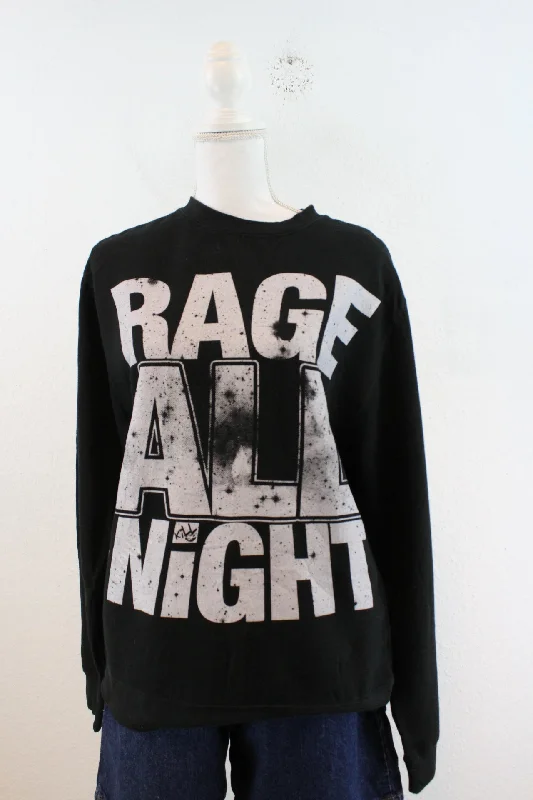 Vintage Age All Mighty Sweatshirt (M) Cotton Hoodie Fleece Lining Warmth