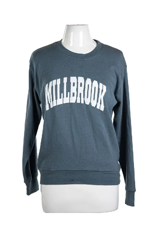Alternative Sweatshirt Hoodie with Hem Patch Decorative Personalized
