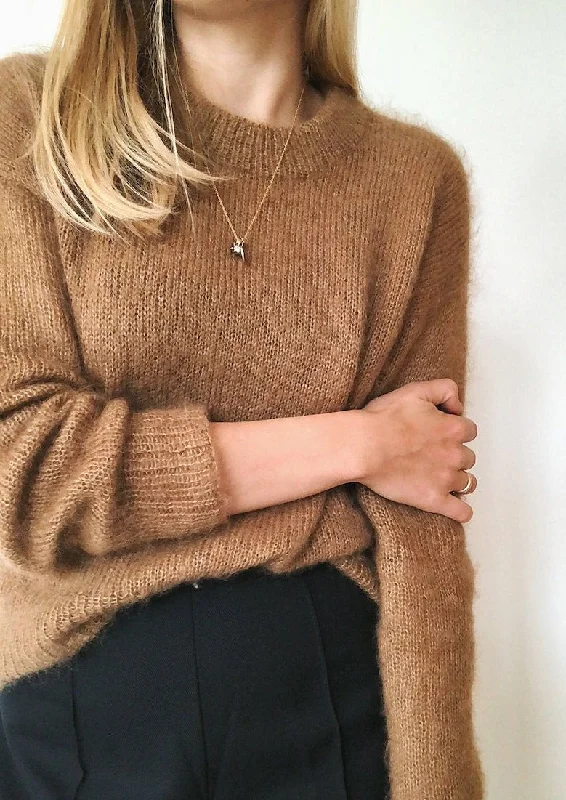 Stockholm Sweater. Petite Knit. Knitting Pattern High Neck Crew Neck V-Neck