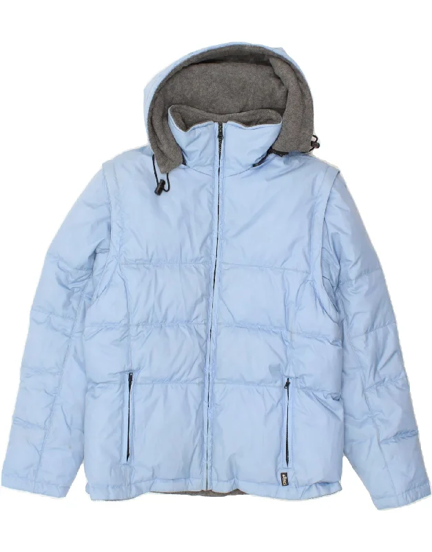 ASICS Womens Hooded Padded Jacket UK 14 Medium Blue Jersey Jacket Tulle Jacket Batik Jacket ASICS Womens Hooded Padded Jacket UK 14 Medium Blue Jersey Jacket Tulle Jacket Batik Jacket