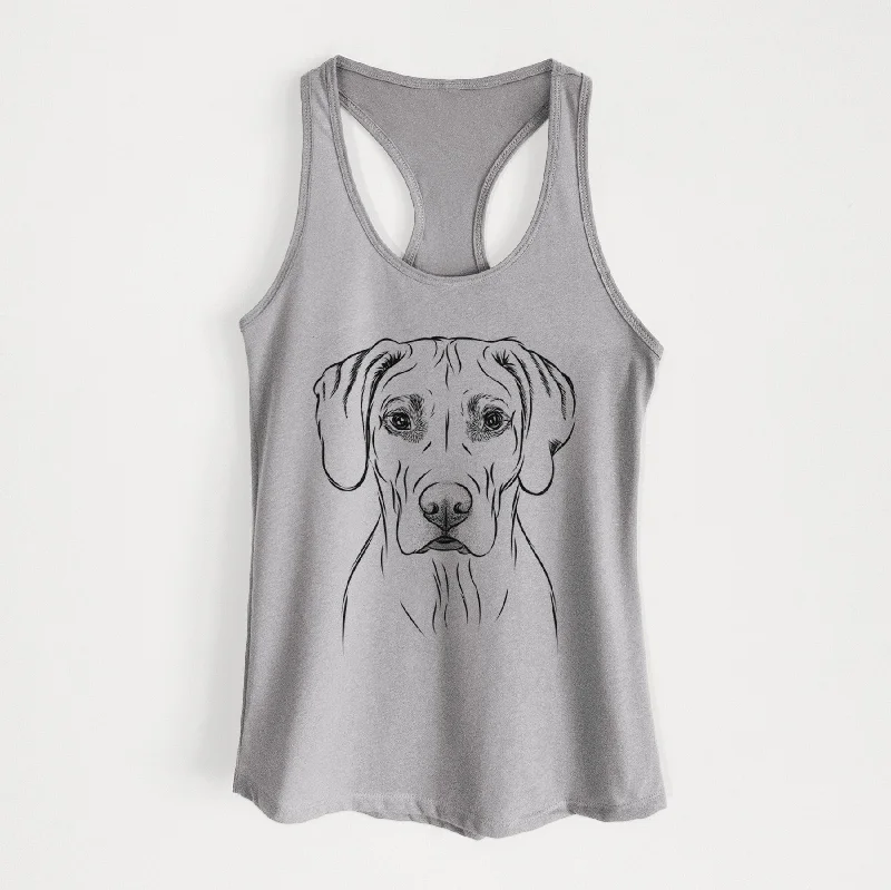 Reid the Rhodesian Ridgeback - Women's Racerback Tanktop adorable tank top