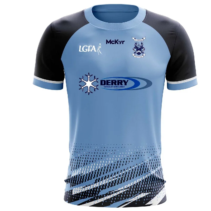 Mc Keever Ballyhegan Davitts LGFA Playing Jersey - Adult - Blue Player Fit Bronze Jersey Tee Mc Keever Ballyhegan Davitts LGFA Playing Jersey - Adult - Blue Player Fit Bronze Jersey Tee