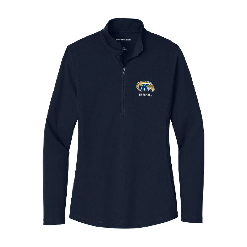 Kent State - NCAA Women's Soccer : Heidi Marshall - Women's Lightweight Quarter Zip Jacket Herringbone Jacket Checkered Jacket Solid Jacket