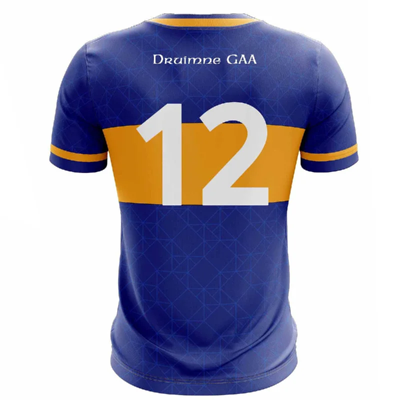 Mc Keever Dromina GAA Numbered Match Jersey - Womens - Royal Silk Jersey Blouse
