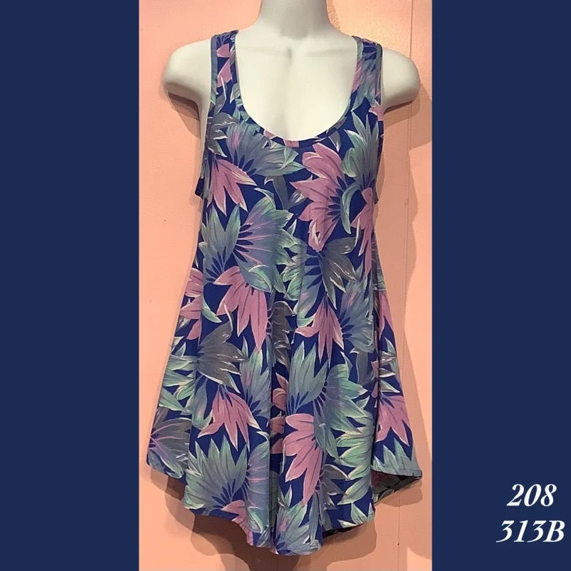208 - 313B , Swing tank top navy tank top