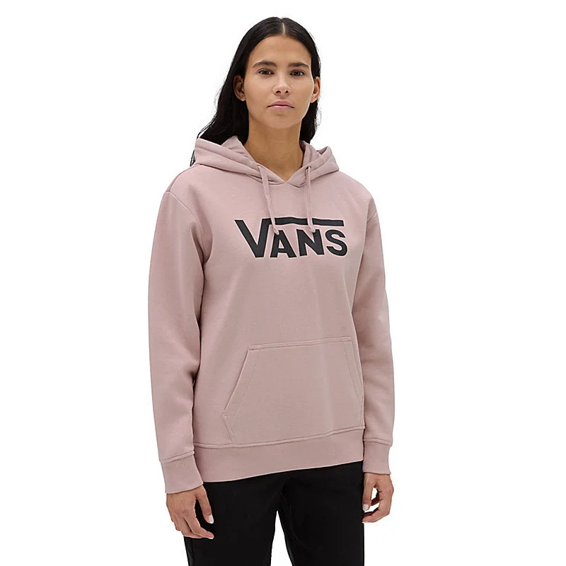 Classic V BFF Hoodie - Pale Mauve Hoodie with Full-Zip Functional Layering