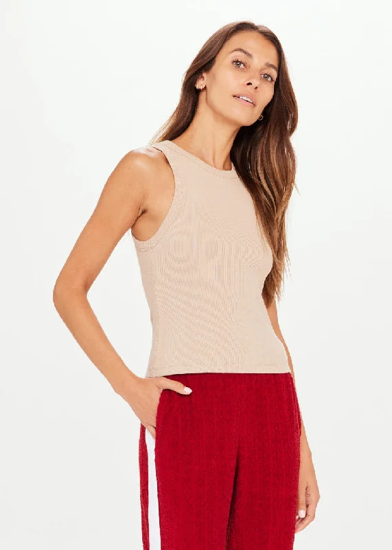 Kirsty Rib Tank flexible tank top