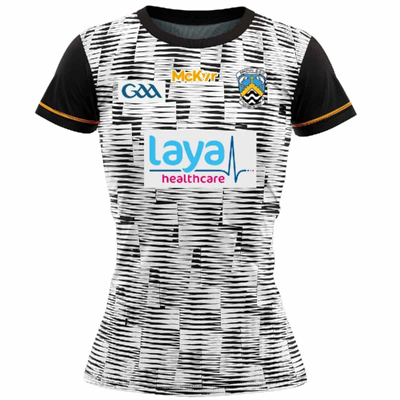 Mc Keever Fermoy GAA Training Jersey - Womens - White/Black Royal Blue Jersey Shirt