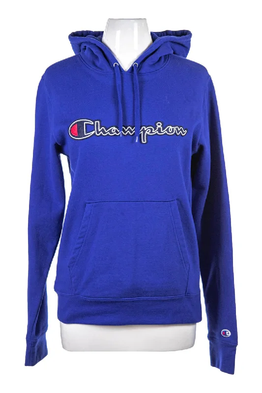 Champion Sweatshirt Hoodie with Sequins Glamorous Eye-catching