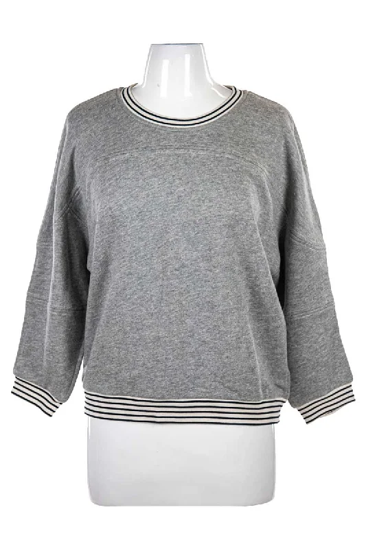 J.Crew Sweatshirt Hoodie with Lace Feminine Delicate