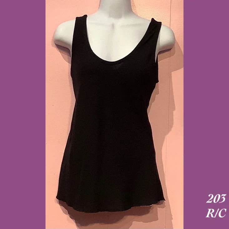 203 - R/C , Bias cut tank top stylish tank top