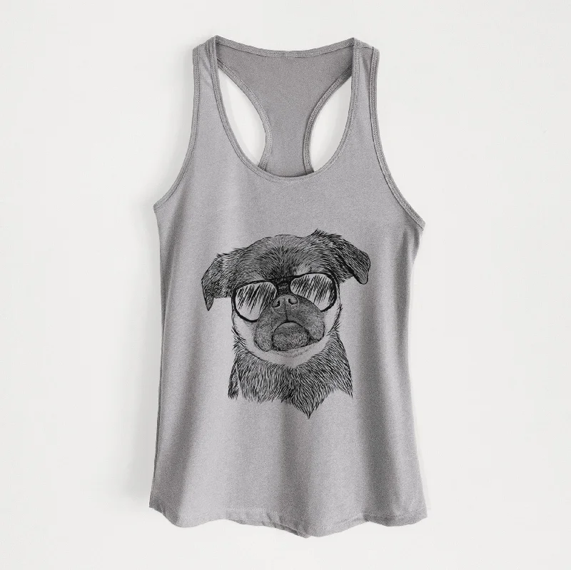 Simone the Brussels Griffon - Women's Racerback Tanktop sleep tank top