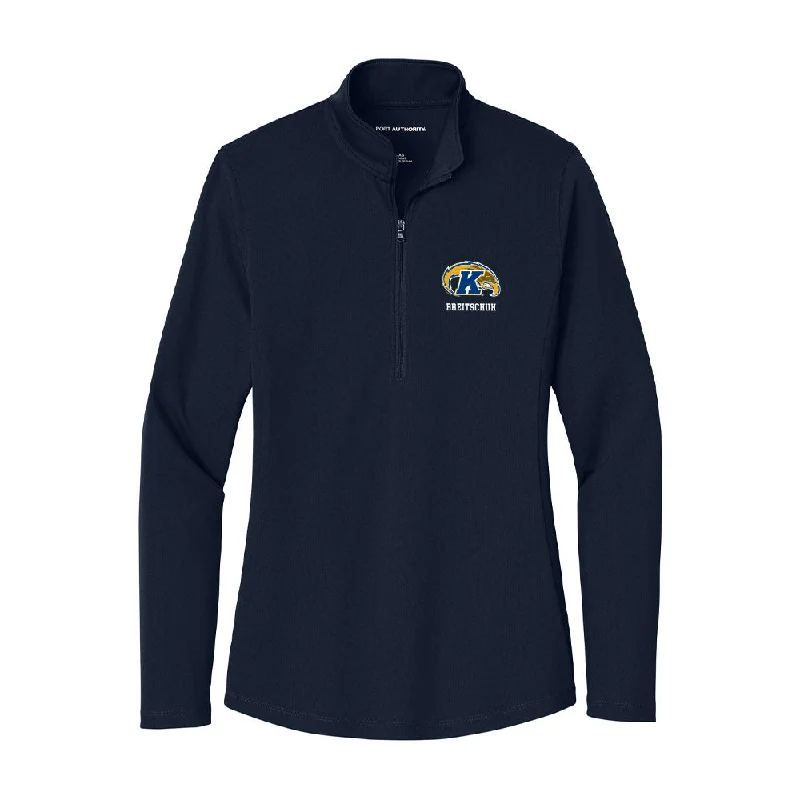 Kent State - NCAA Women's Soccer : Abby Breitschuh - Women's Lightweight Quarter Zip Jacket Print Jacket Jacquard Jacket Patchwork Jacket