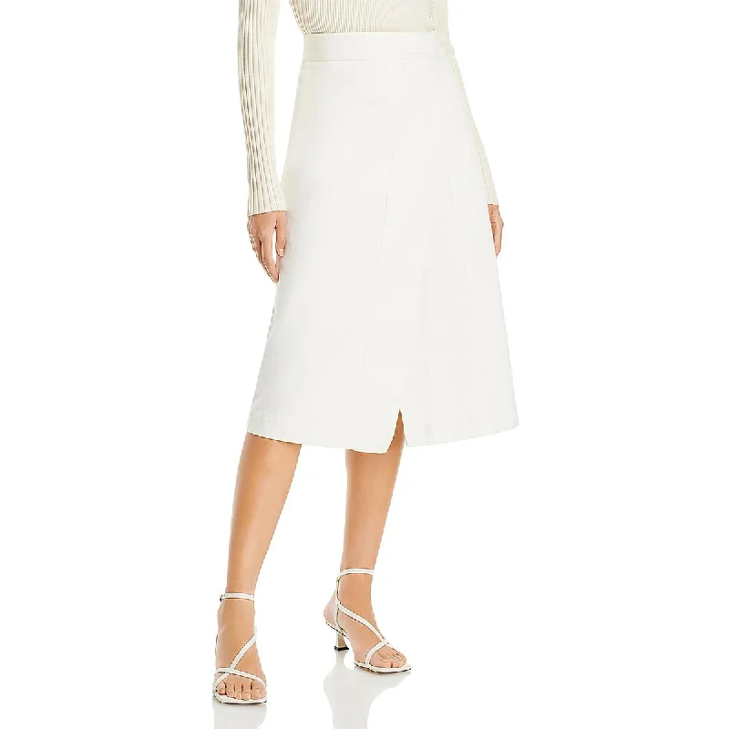 Proenza Schouler Womens Button Pocket Wrap Skirt lace skirt romantic