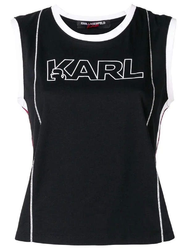 Karl X Kaia Logo Tank Top athletic tank top