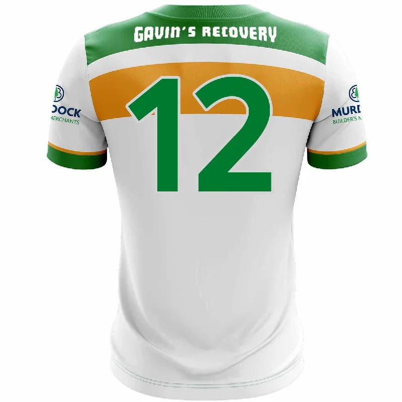 Mc Keever An Riocht GFC Numbered Playing Jersey - Adult - White Player Fit Minimalist Jersey Tee