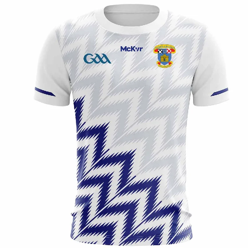 Mc Keever St Vincents GAA Training Jersey - Adult - White Player Fit Luxury Jersey Tee