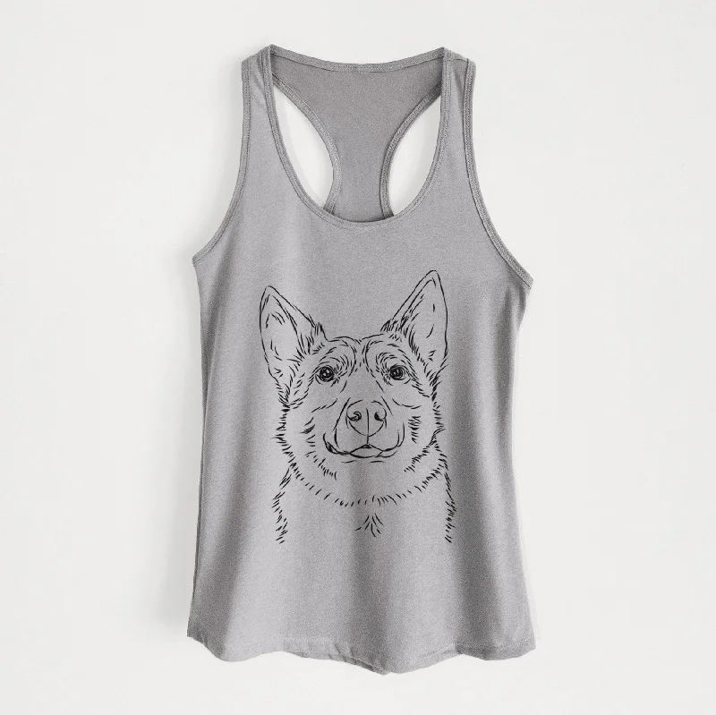 Austin the Heeler - Women's Racerback Tanktop stretchy tank top