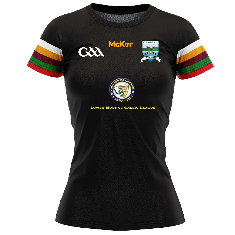 Mc Keever Clann Mhurn Playing Jersey - Womens - Black Bronze Jersey Tee