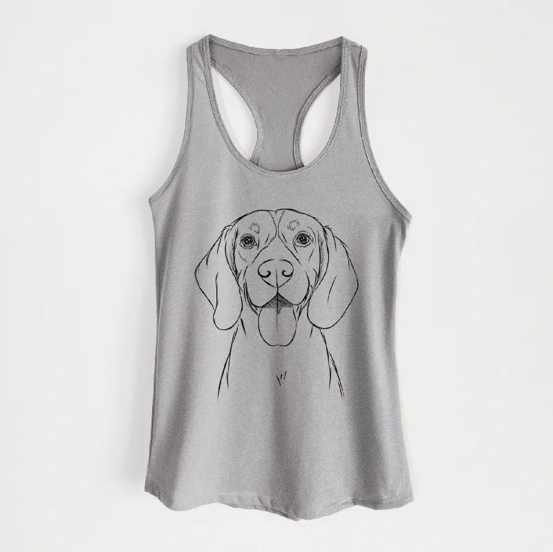 Bogie the Beagle - Women's Racerback Tanktop lace back tank