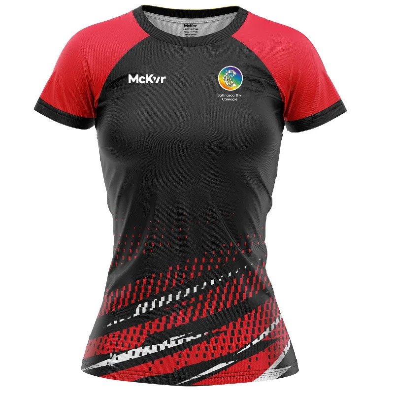 Mc Keever Ballinascarthy Camogie Training Jersey - Adult - Black/Red Player Fit Soft Jersey Shirt Mc Keever Ballinascarthy Camogie Training Jersey - Adult - Black/Red Player Fit Soft Jersey Shirt