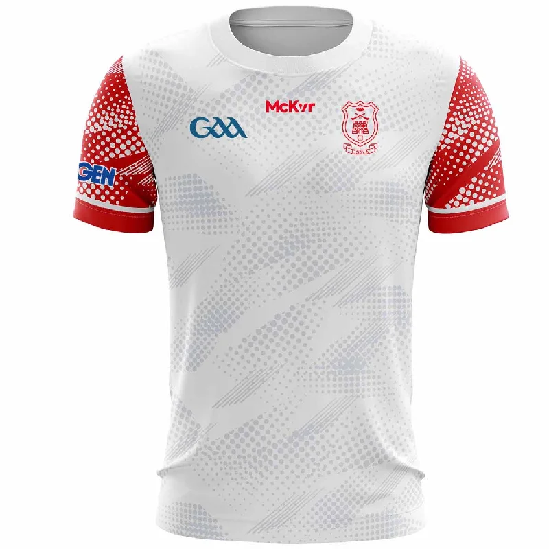 Mc Keever Cuala GAA Training Jersey - Adult - White One Shoulder Jersey Shirt