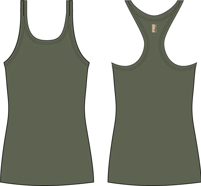 Reset Tank silver tank top