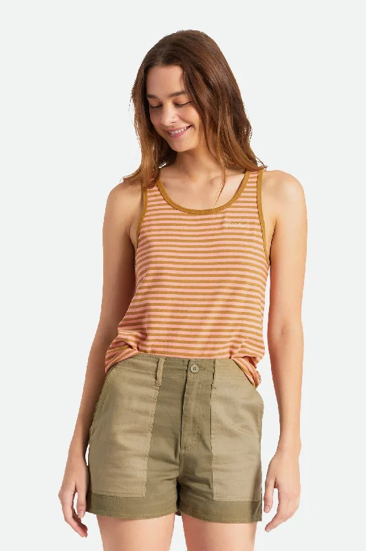 Hilt II Linen Tank - Medal Bronze low neck tank