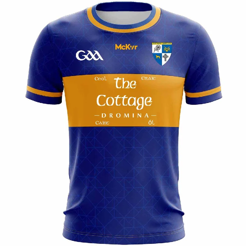 Mc Keever Dromina GAA Match Jersey - Adult - Royal Branded Jersey Tee