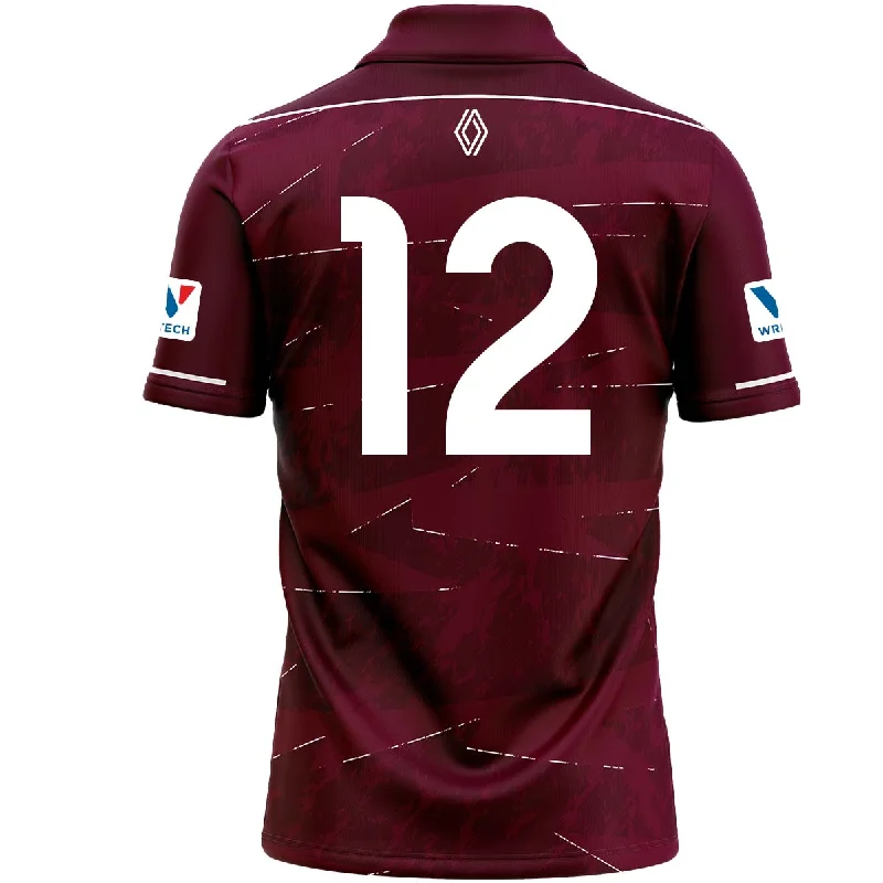 Mc Keever Westmeath GAA Numbered Home Jersey - Adult - Maroon/White Pink Jersey Tee