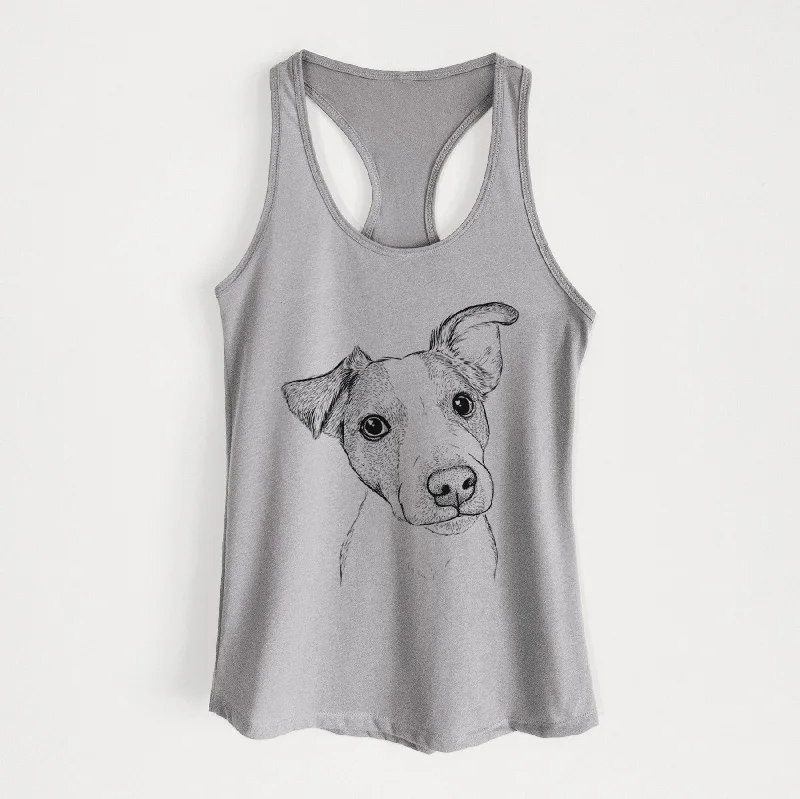 Bosse the Jack Russell Terrier - Women's Racerback Tanktop boho tank top