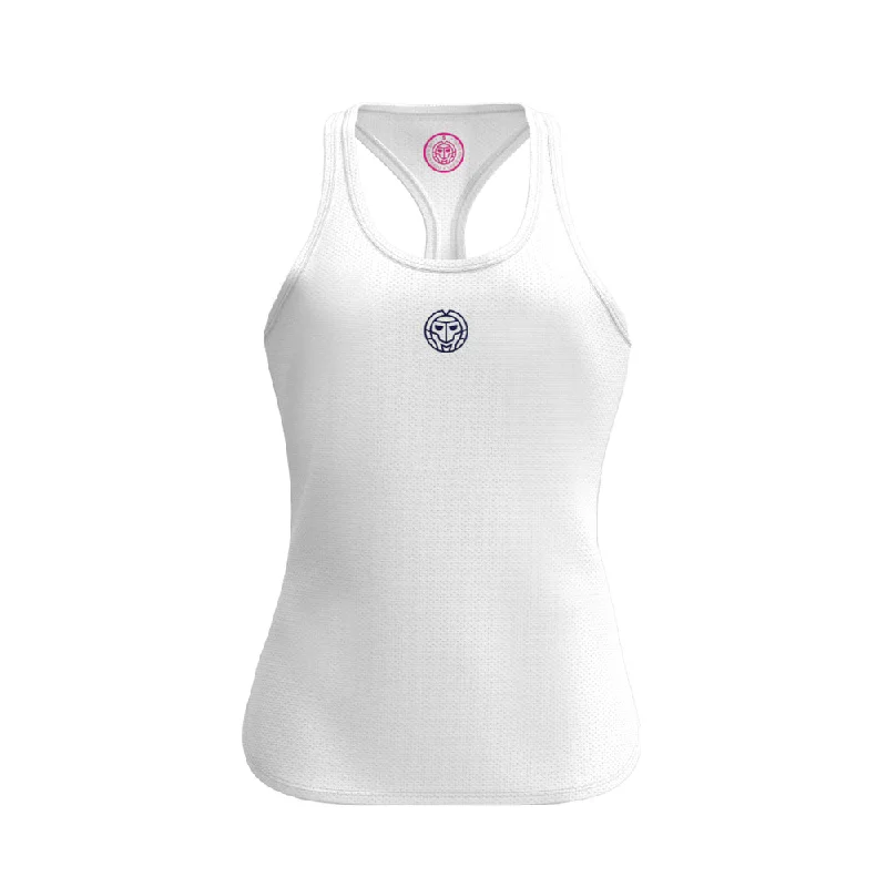 Bidi Badu Crew Junior Tank (Girl's) - White bright tank top