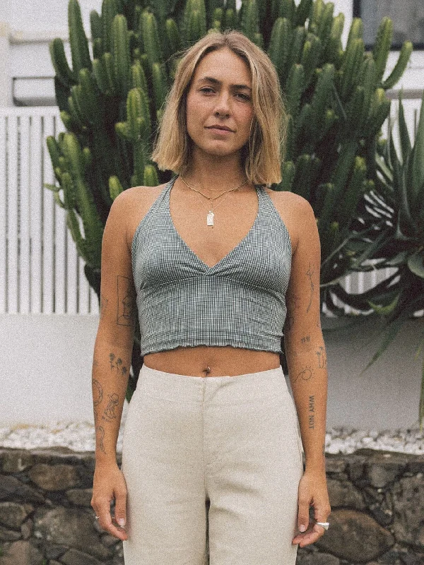 Levitation Halter Tank - Pistachio cherry red tank