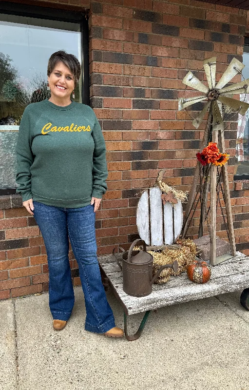 Puff Vinyl Bella Canvas Cavalier Sweatshirt (Size Large) Hoodie with Logo Branding Identity