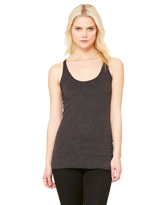 Bella + Canvas 8430 Ladies' Triblend Racerback Tank lace tank top
